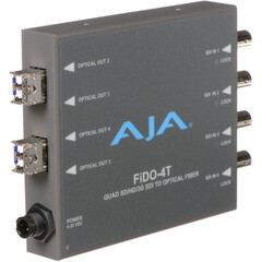 Конвертер AJA FiDO Quad-Channel 3G-SDI to LC Fiber Mini Converter