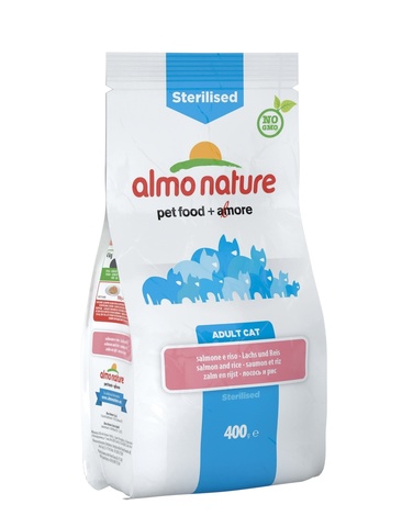 Сухой корм Almo Nature Functional Adult Sterilised Salmon and Rice