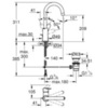 Смеситель для раковины Grohe  23760000