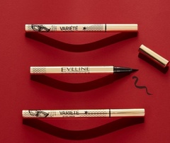 EVELINE Подводка-фломастер Variete Ultra Black водостойкая Суперстойкая формула 24ч