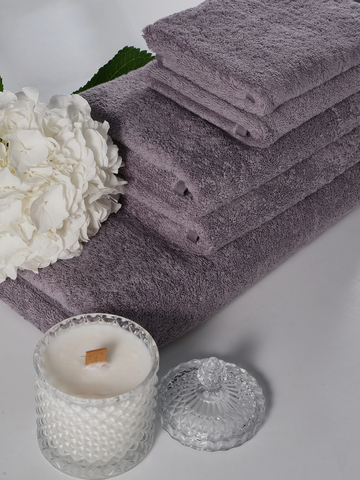 Набор полотенец 3шт Claire Batiste Atelier Ile фиолетовый