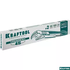 KRAFTOOL PANZER-4, №2, 1.5?, 440 мм, трубный ключ с изогнутыми губками (2735-15)