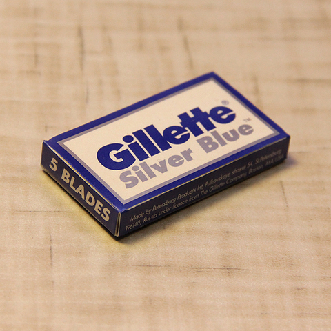 Сменные лезвия Gillette Silver Blue