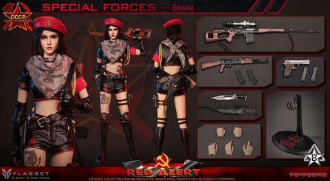 Фигурка Снайпер Белла масштаб 1/6 Red Alert