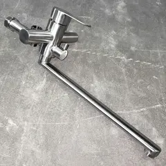 67-6-057 Душевая стойка однорыч, с тропич. душ., лейкой, смесителем, гусак 35см, картр.35мм, P35303S (Potato)