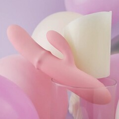 Интерактивный кролик-вибратор Mora Neo c подвижным кольцом из бусин от SVAKOM