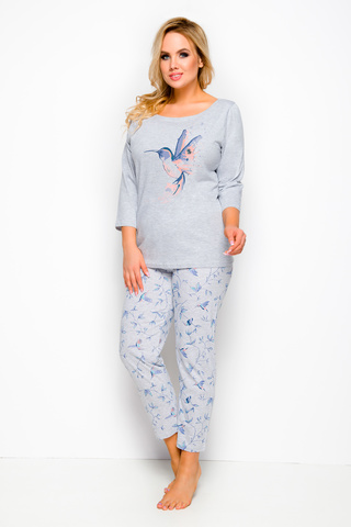 Пижама 8W Agnieszka 2242 Grey Taro