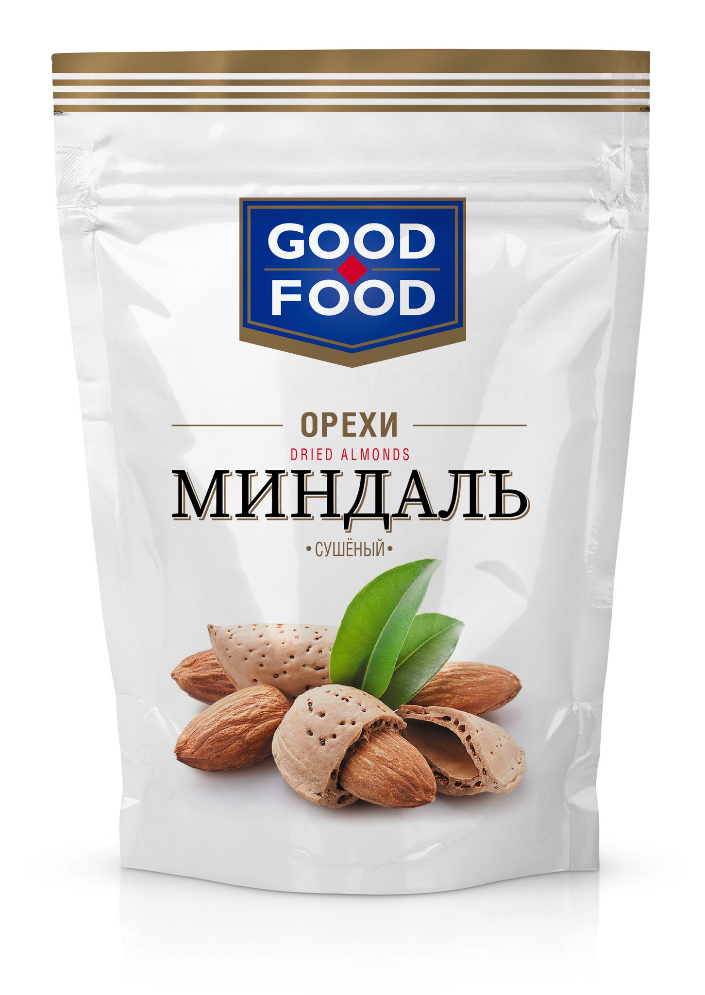 GOOD FOOD Миндаль сушеный 130 г - купить в интернет-магазине shopgf.ru