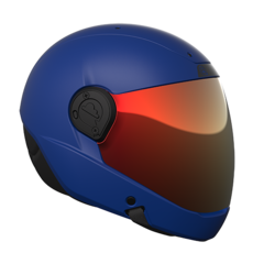 Cookie G35 navy blue with orange mirror visor