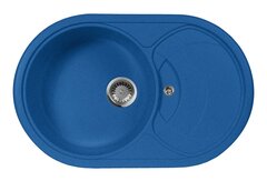 Мойка кухонная AquaGranitEx M-18S (323) синий