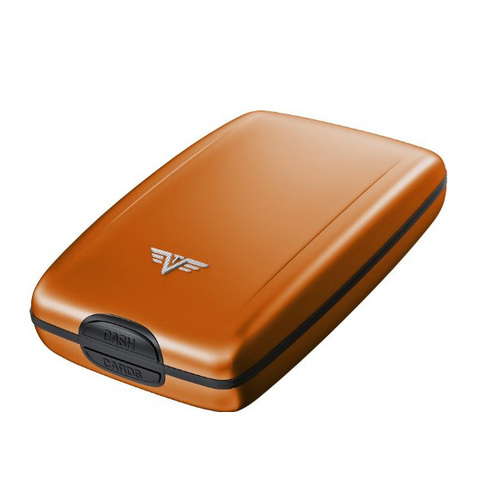 Кошелек c защитой Tru Virtu Oyster 2, оранжевый, 110x69x28 мм