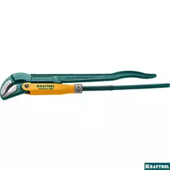 KRAFTOOL PANZER-4, №2, 1.5?, 440 мм, трубный ключ с изогнутыми губками (2735-15)