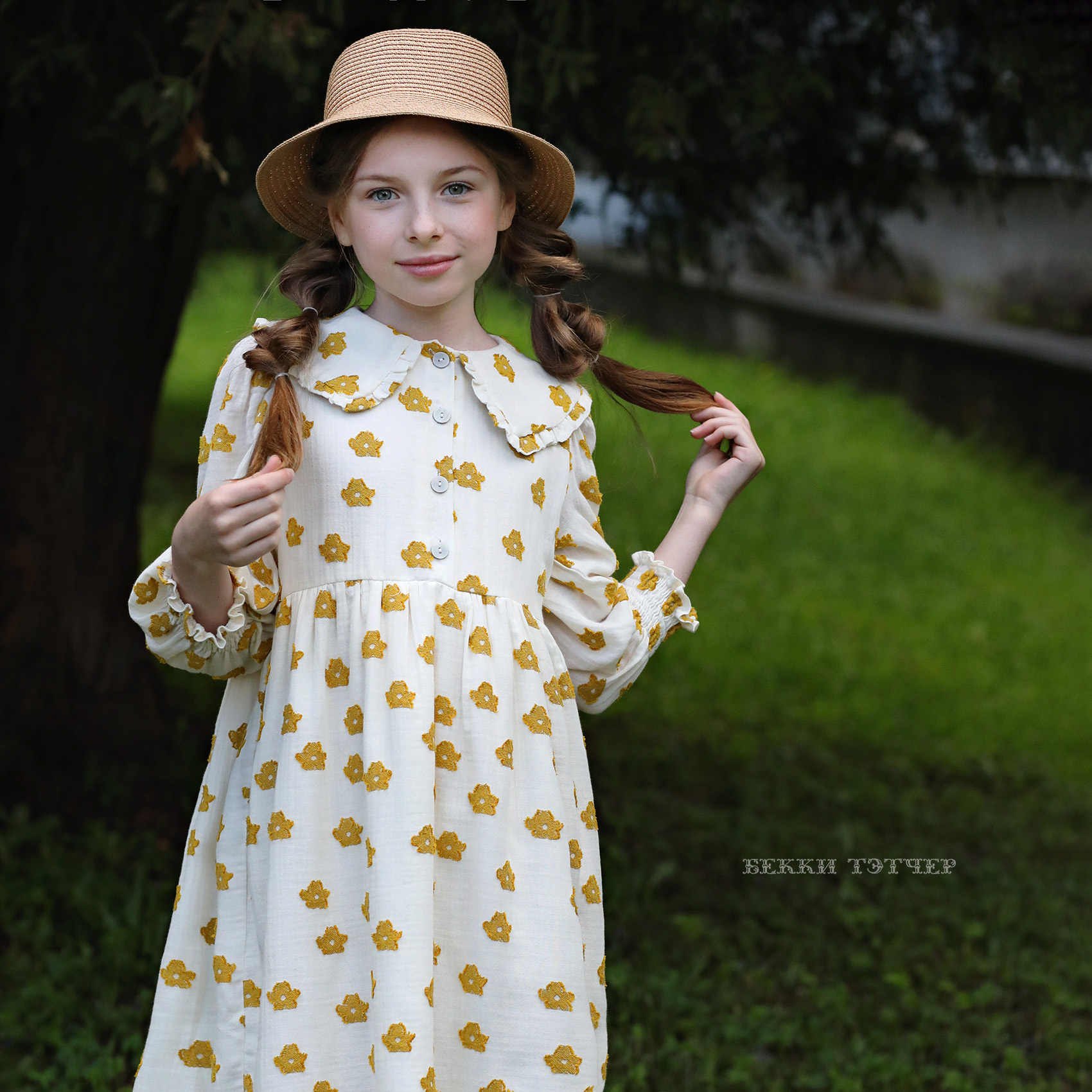 Платье Kokori Kids Mustard Flowers