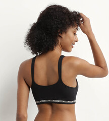 Бесшовный бюстгальтер с формованными чашками без косточек DIM 0DCP_Черный