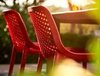 Стул пластиковый полубарный Siesta Contract Air Bar 65, красный