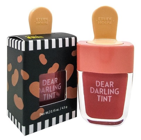 Dodaq üçün balzam \  Бальзам для губ \ Lip balm  Dear Darling Water Gel Tint Bean Red4.5g