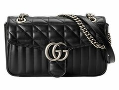 Сумка на плечо Gucci GG Marmont маленького размера черный