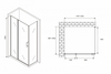 Abber Sonnenstrand AG04120BS-S100B Душевой уголок, 120x100x195, цвет: чёрный