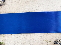 Лента атласная, ш. 10 см, электрик