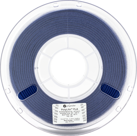 Пластик для 3D-принтера PolyMaker PolyLite PLA, 1.75 мм, 1 кг, Синий