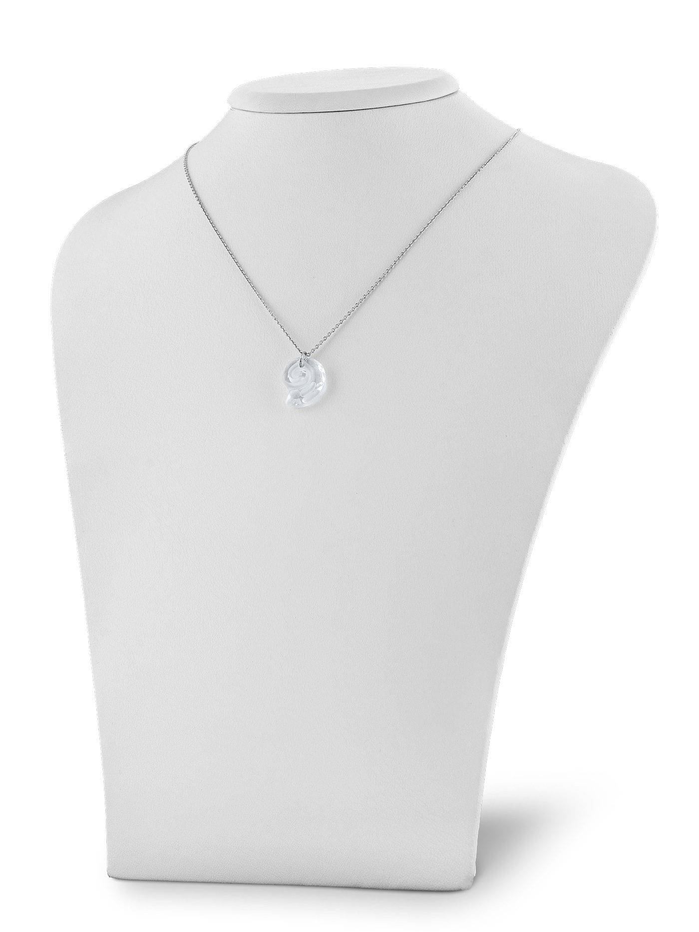 Ювелирная серебряная подвеска с кристаллом Swarovski