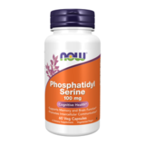 Фосфатидилсерин 100 мг, Phosphatidyl Serine 100 mg, Now Foods,  60 капсул 1