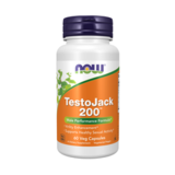 Добавка для мужского здоровья, TestoJack 200, Now Foods, 60 вегетарианских капсул 1