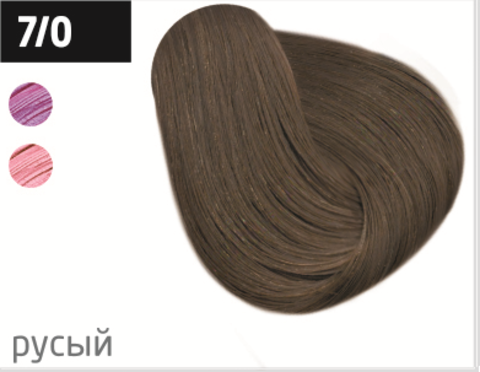 OLLIN silk touch 7/0 русый 60мл безаммиачный стойкий краситель для волос