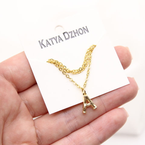 Цепочка Katya Dzhon буква имени