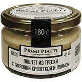 Треска с тигровой креветкой и лаймом PRIMI PIATTI 180 г