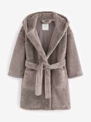 Халат флисовый для мальчика Next B41-658, Светло-коричневый