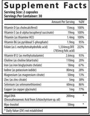 Prenatal Multivitamins Essentials with DHA 60 caps