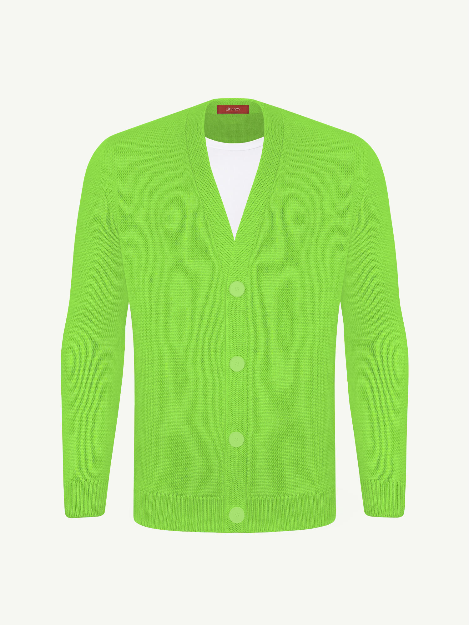 Кардиган с пуговицами из шелка