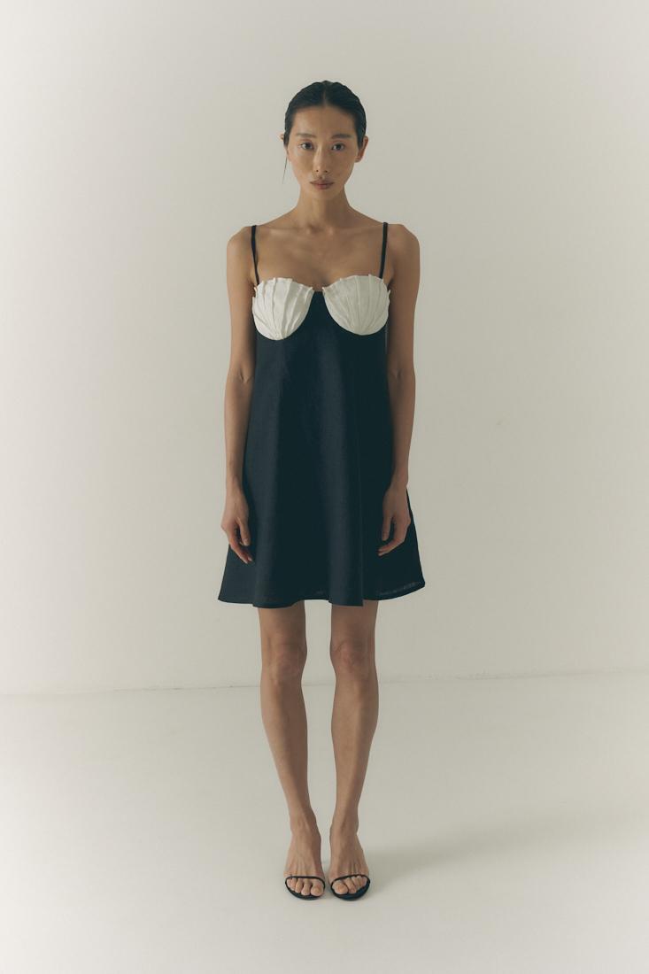 Платье «Ракушки», черный