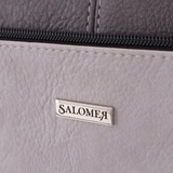 Сумка Саломея 130 мульти итальянский серо-черный