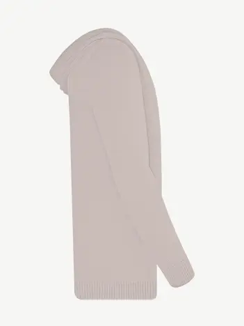 Кардиган с капюшоном из шелка