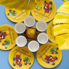 Тарелки Тачки Монстры Трак, 18 см, 6 шт.