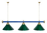 Лампа STARTBILLIARDS 3 пл. (плафоны зеленые,штанга зеленая,фурнитура золото) фото №90
