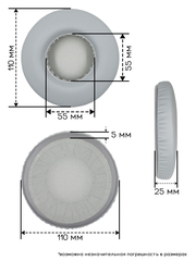 Амбушюры для наушников AKG K240, K240S, K271