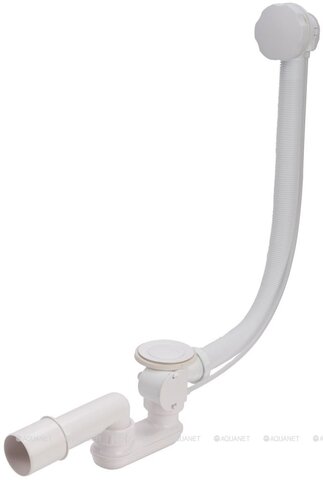 Aquanet 323242 Слив-перелив п/автомат Aquanet V55R 70см эко п/упак, белый (323242)