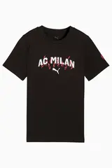 Футболка Puma AC Milan 25/26 FtblCulture Tee Junior - черный