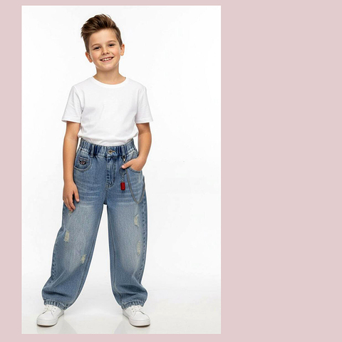 Джинсы мальчику (5-10) 260312-NZK8150.1