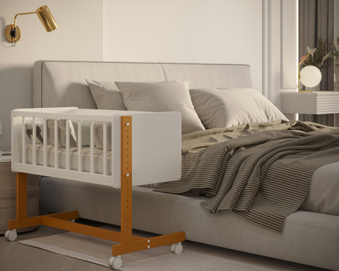 Кроватка колыбель Incanto цвет белый/бук