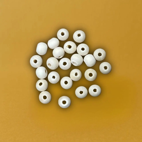 бусина, дерево, размер 10мм, 23шт