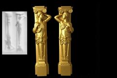 Силиконовый молд № 2069 Капители 2 шт