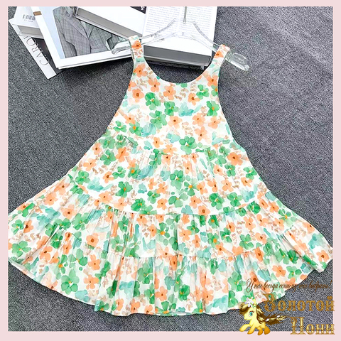 Сарафан девочке (7-12) 260410-S2143