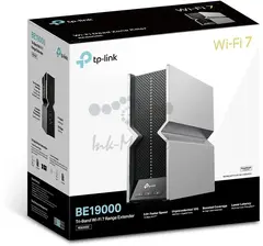 Повторитель беспроводного сигнала TP-Link RE800BE BE19000 Wi-Fi черный
