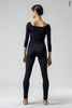 2 Sleeves unitard | black