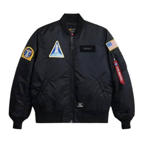 Бомбер Alpha Industries NASA MA-1 Bomber Jacket Gen II Black (Черный)
