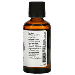 Now Foods, Эфирные масла, лаванда, 59 мл